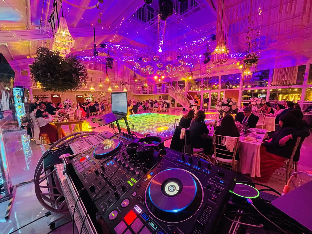 DJ performing at wedding