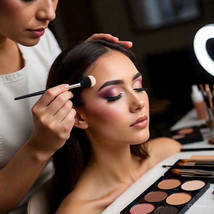 Bridal makeup look